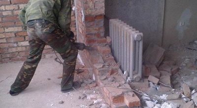 демонтаж стен и перегородок в Казани цена сноса стен и перегородок