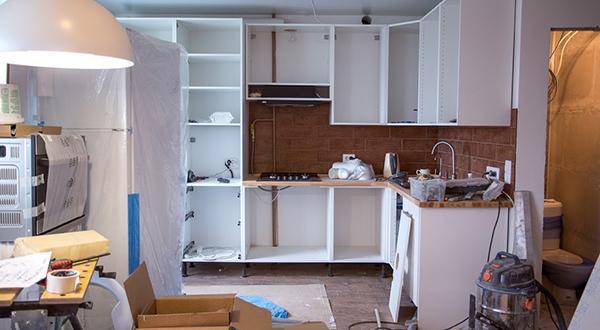 Сборка кухонного гарнитура, ремонт кухни под ключ в Казани
